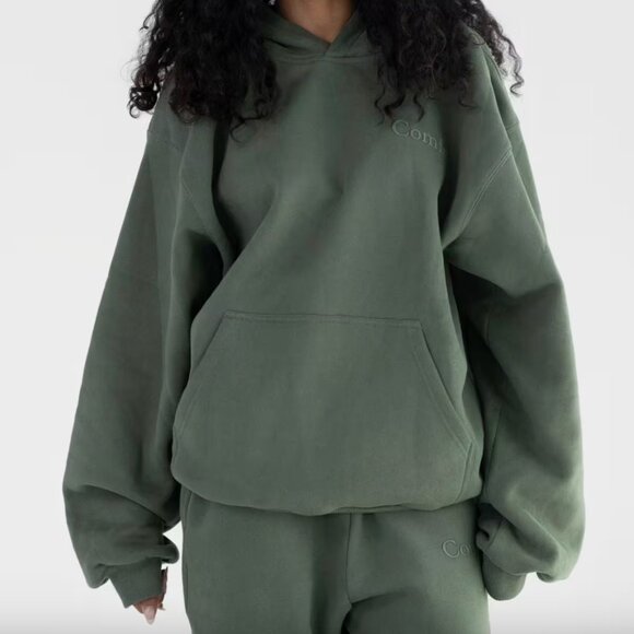 Comfrt Minimalist Sweatshirt & Sweatpant Set - Forest Green / Medium (NWT) - Picture 1 of 7